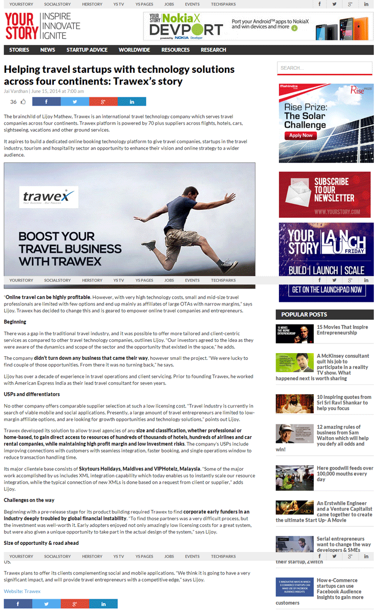 yourstory Press Release